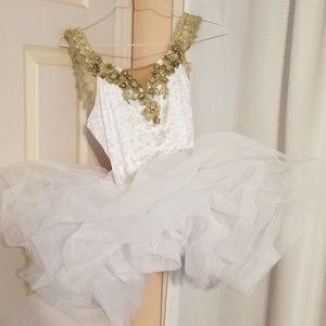 White and Gold Tutu